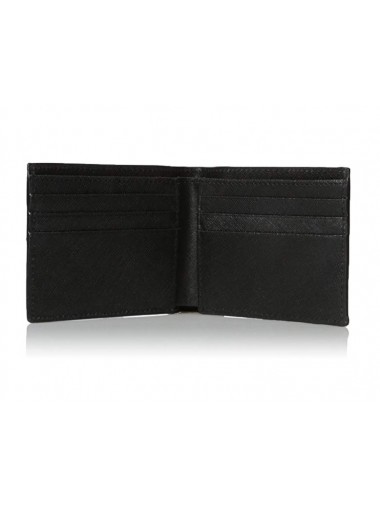 [優質小牛皮] Calvin Klein Saffinao Leather Slim Wallet / Black  